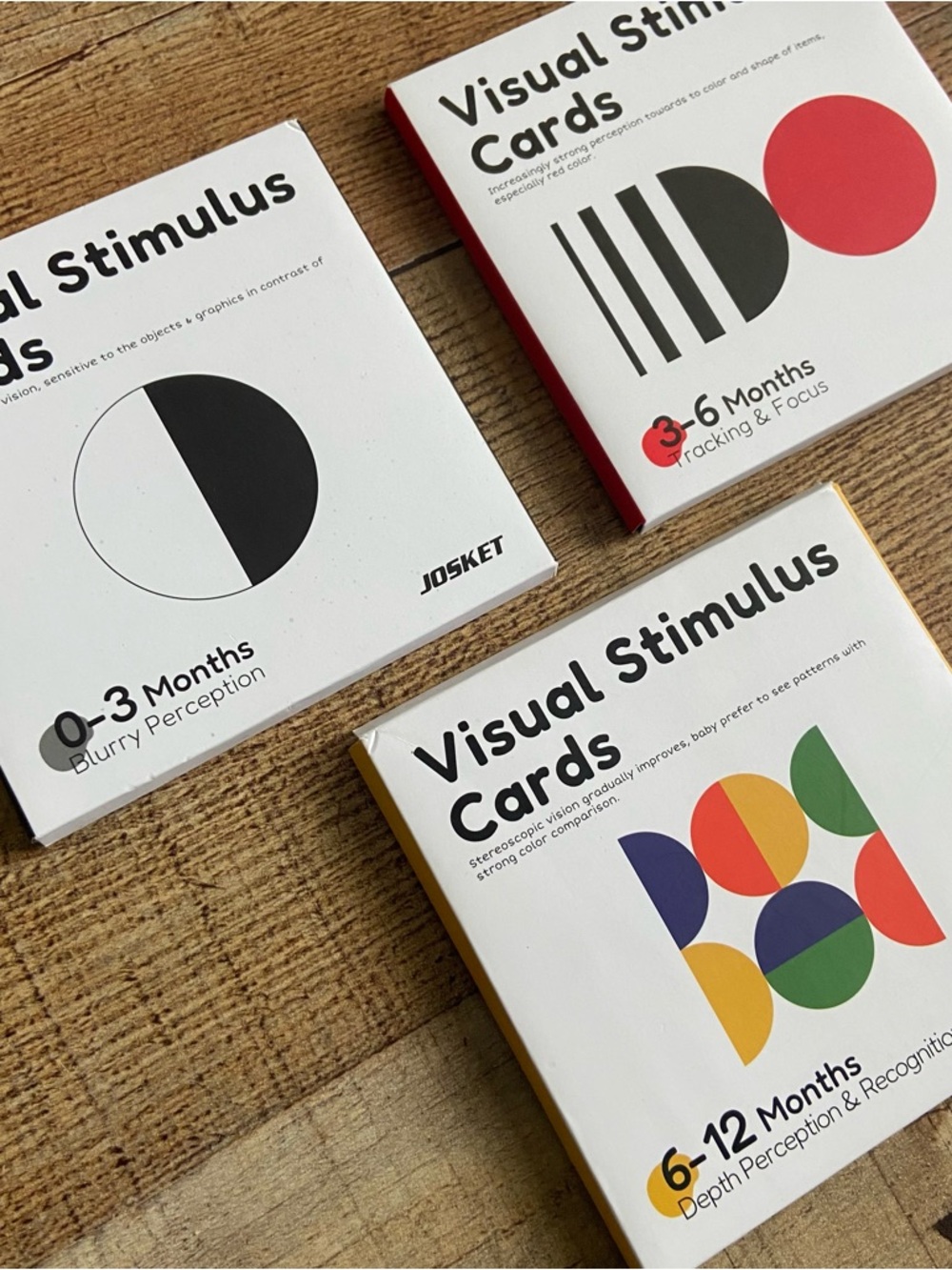 Visual Stimulus Cards Set of 3